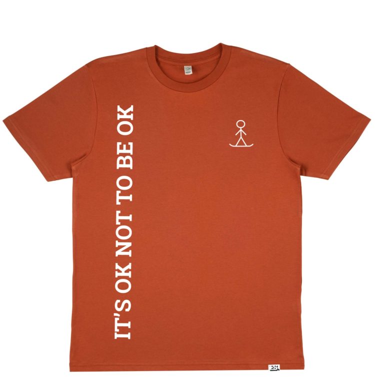 orange its ok tee shirt
