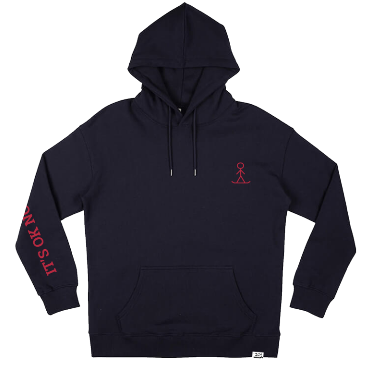 Navy It's OK - Riding2Win Hoodie