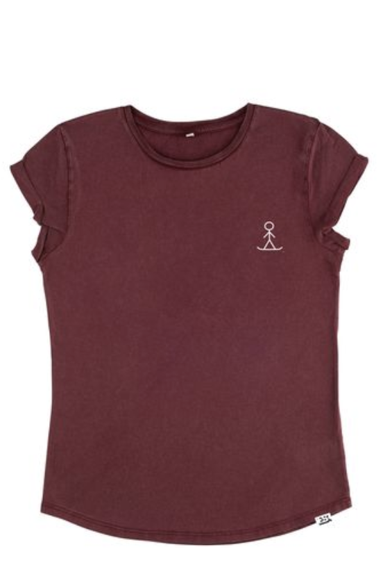 Burgundy Womens Tee - Riding2Win